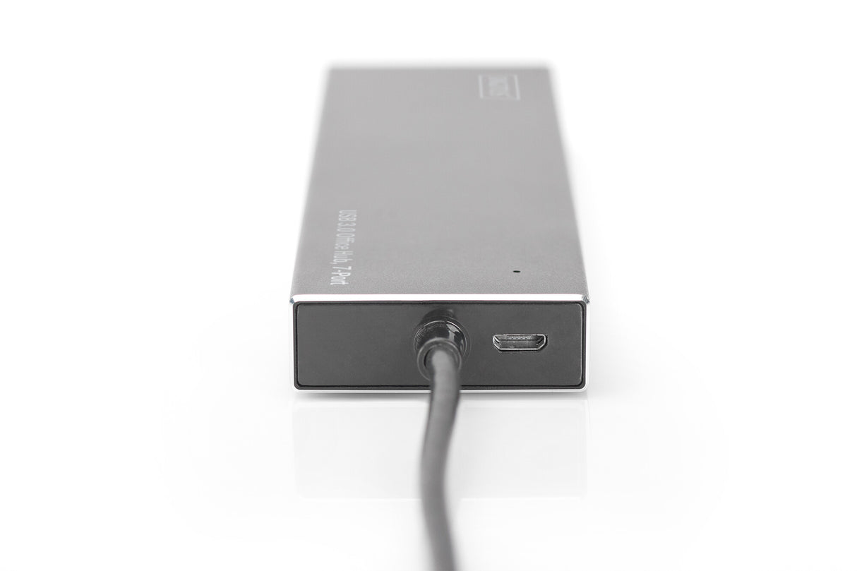 Digitus DA-70241-1 interface hub USB 3.2 Gen 1 (3.1 Gen 1) Type-A 5000 Mbit/s Grå