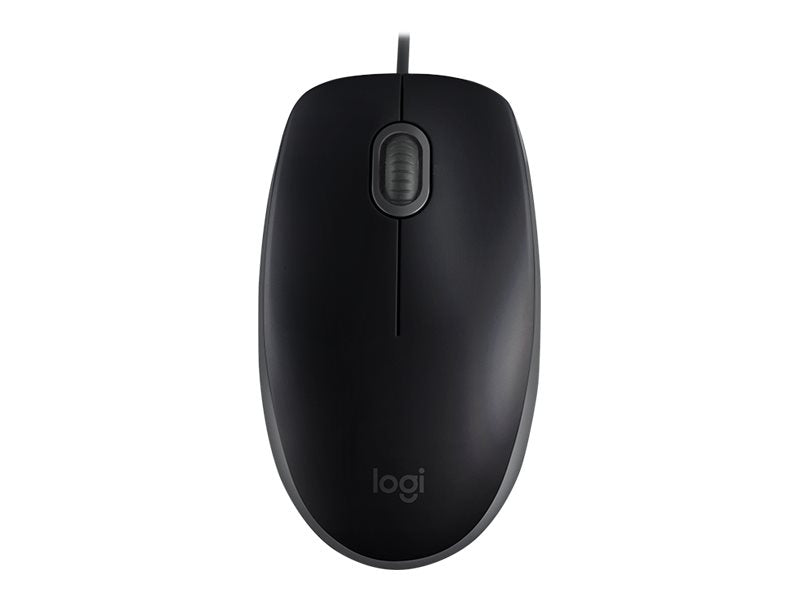 Logitech B110 Silent Optisk Kabling Sort