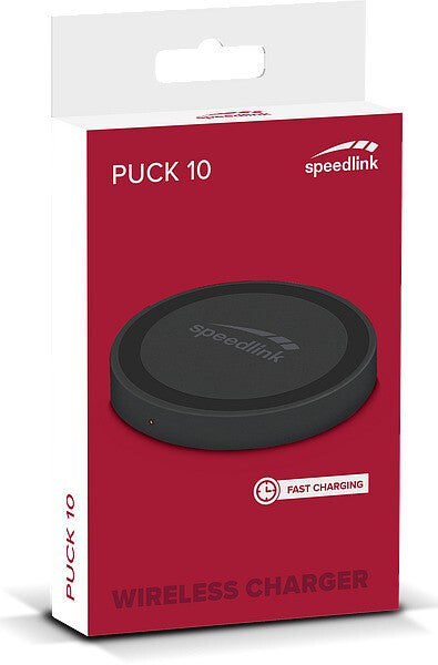 SPEEDLINK SL-690403-BK oplader til mobil enhed Smartphone Sort USB Trådløs opladning Hurtig opladning Automatisk