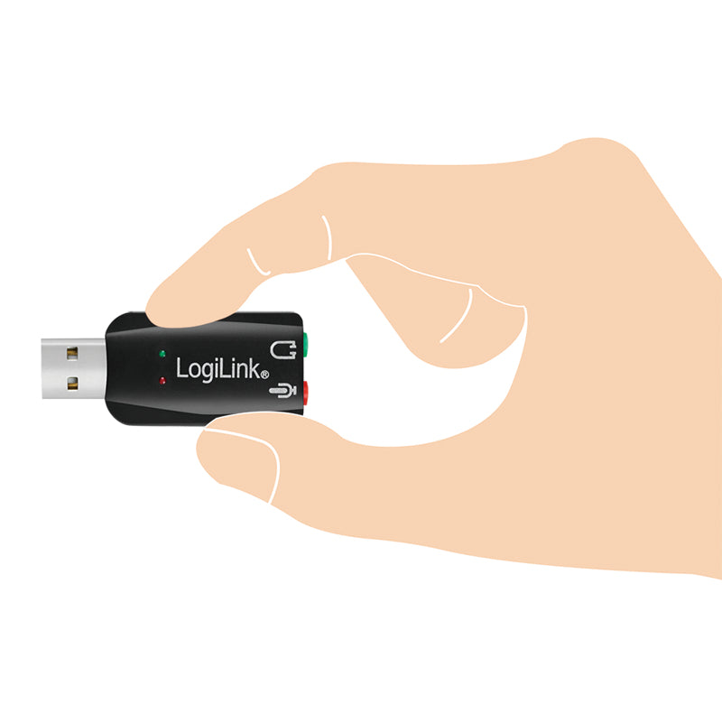 LogiLink USB Soundcard Virtual 3D Soundeffects USB 2.0 Ekstern