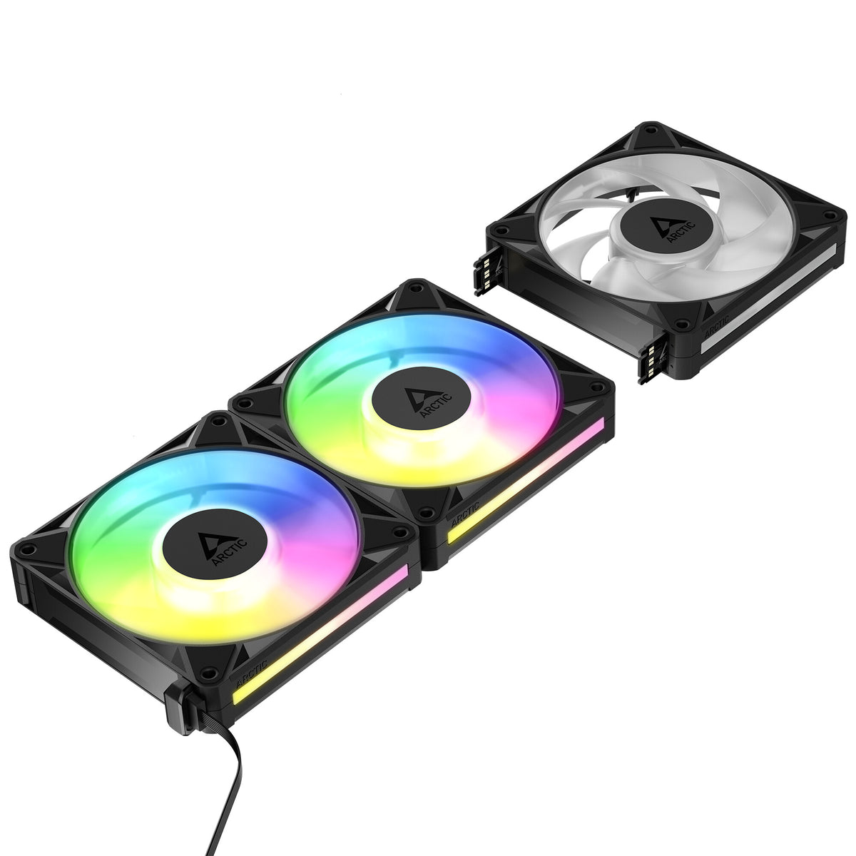 ARCTIC BioniX P12 A-RGB Computerkabinet Ventilator 12 cm Sort 3 stk
