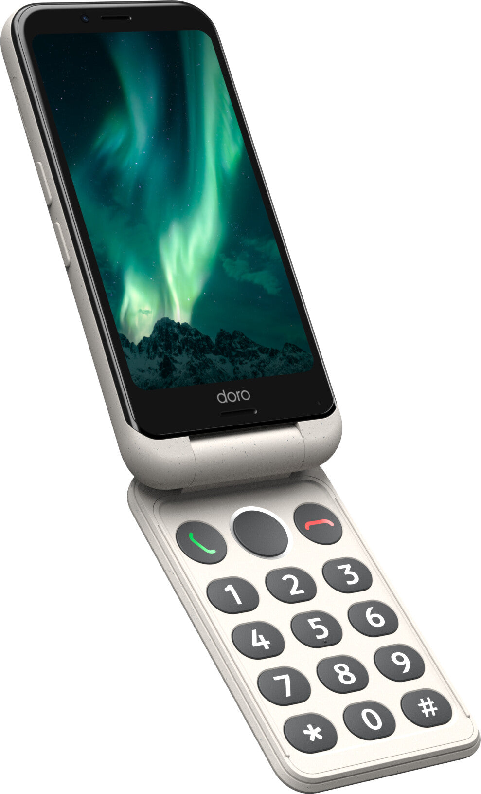 Doro Aurora 21 11,4 cm (4.5") Dual SIM Android 14 4G USB Type-C 4 GB 64 GB 3000 mAh Hvid