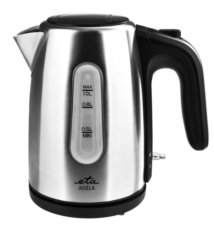 Eta 160490000 elkedel 1 L 1600 W Sort, Rustfrit stål