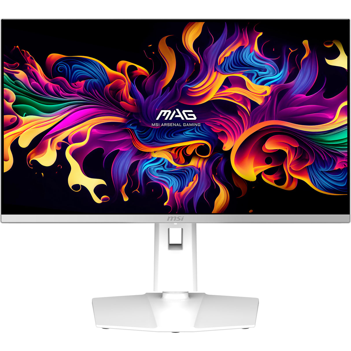 MSI MAG 272QPW QD-OLED X28 computerskærm 67,3 cm (26.5") 2560 x 1440 pixel Wide Quad HD Hvid