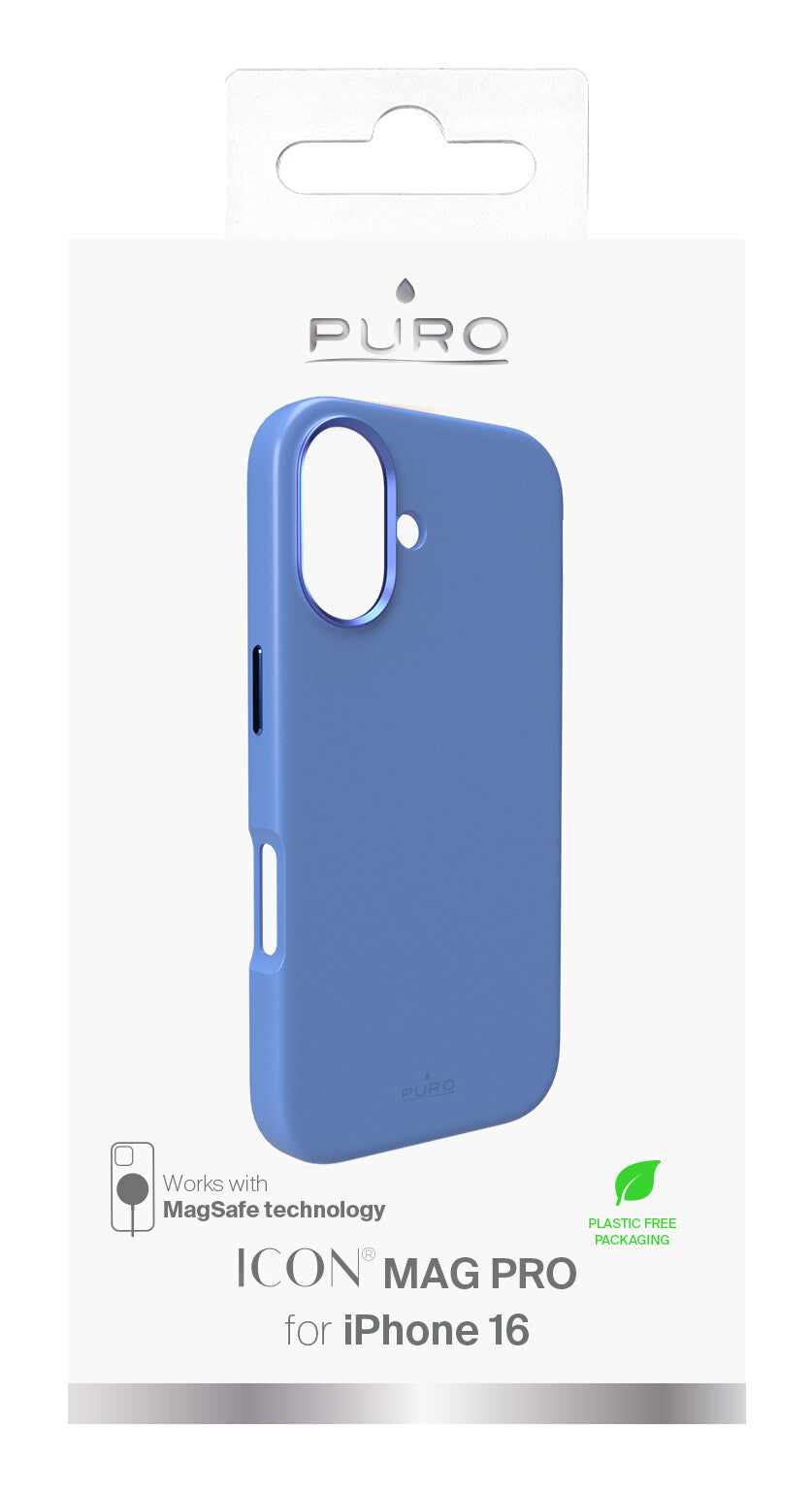 PURO Icon Mag Pro mobiltelefon etui 15,5 cm (6.1") Cover Blå