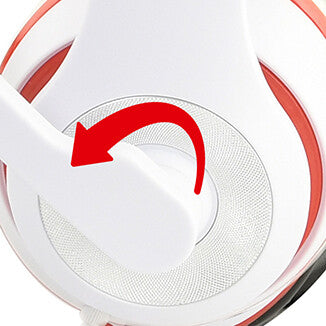 Gembird MHS-03-WTRDBK hovedtelefoner/headset Ledningsført Spil Sort, Rød, Hvid