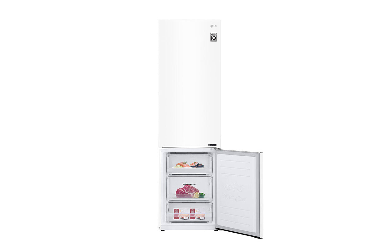 LG GBP32SWLZN køle-/fryseskab Fritstående 384 L Hvid