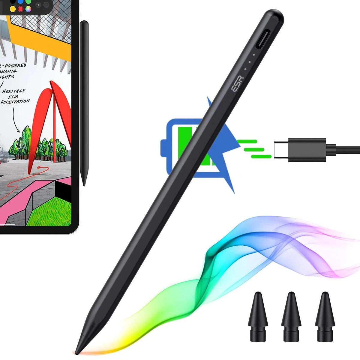 esr 4894240164945 stylus pen Sort
