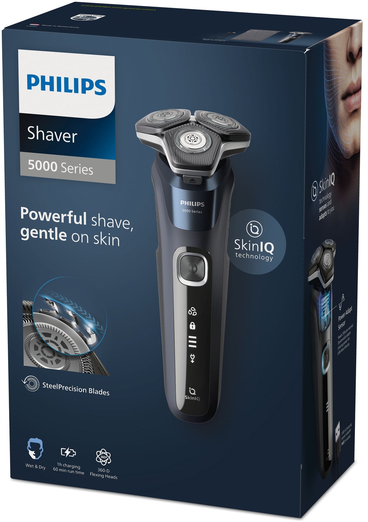 Philips 5000 Series S5885 Barbermaskine Sort Blå