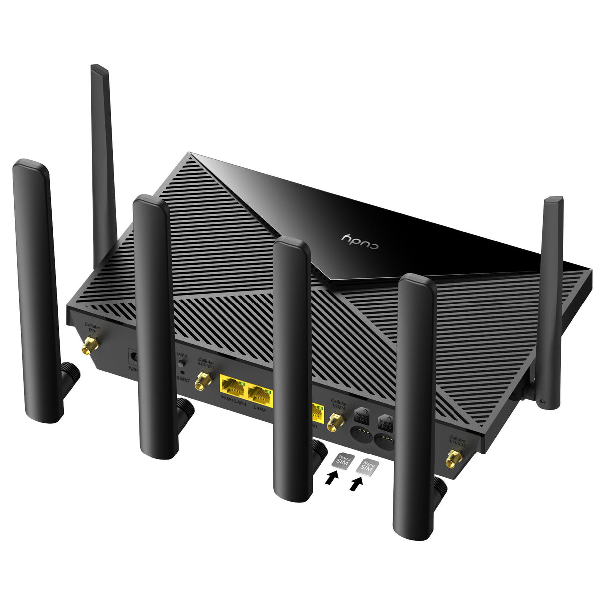 Cudy LT700 trådløs router Gigabit Ethernet Dual-band (2,4 GHz / 5 GHz) 4G Sort