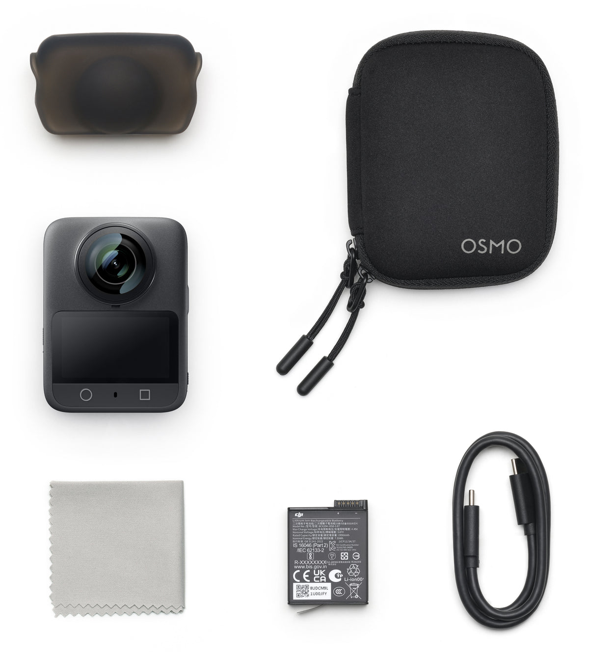 DJI Osmo 360 Standard Combo Action-kamera Sort