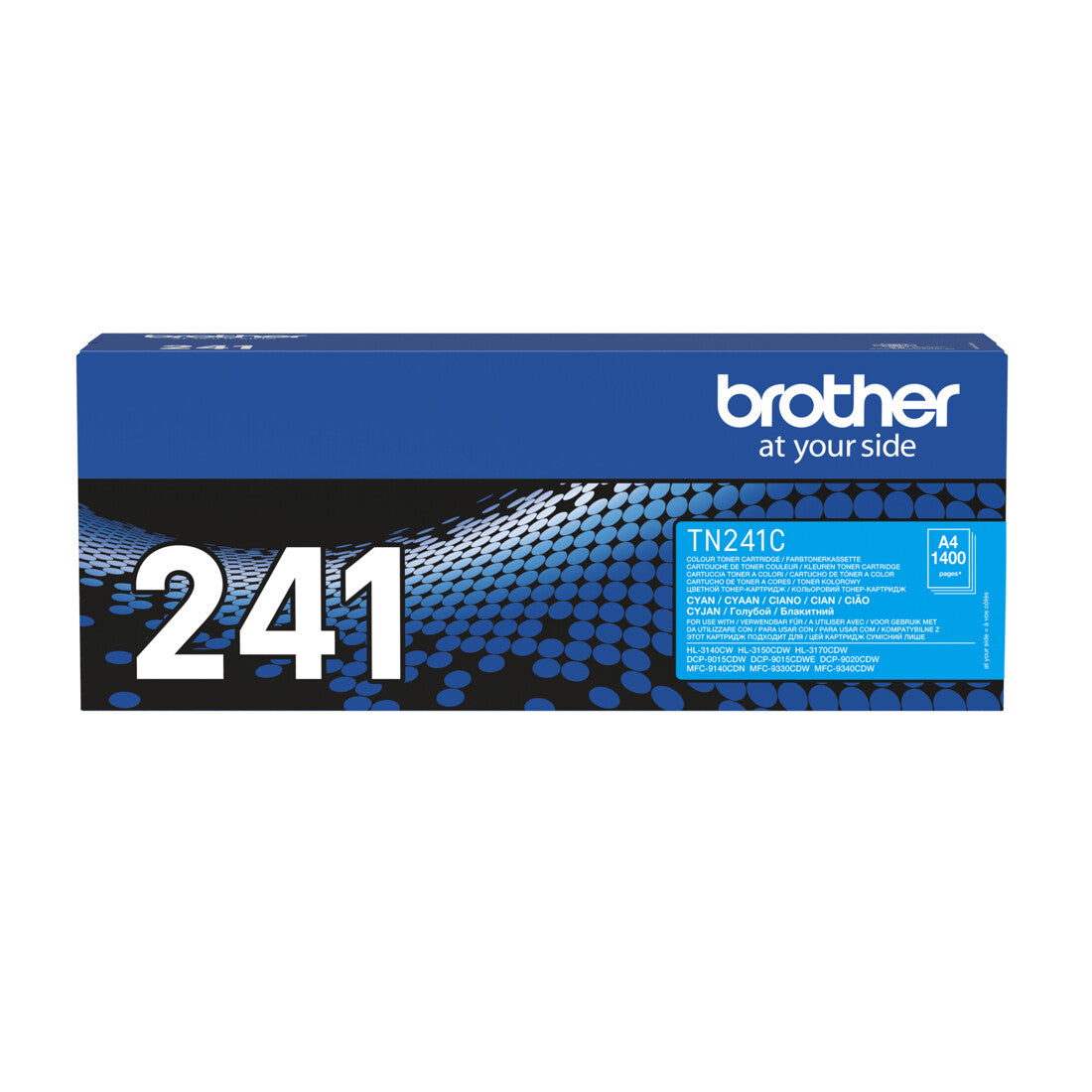 Brother TN-241C tonerpatron 1 stk Original Blå