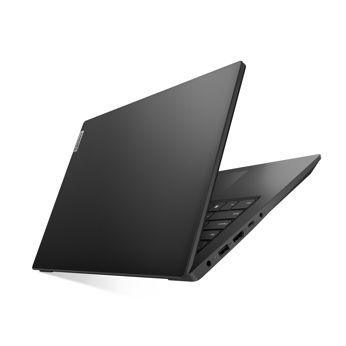 Lenovo V14 AMD Ryzen™ 7 7730U Laptop 35,6 cm (14") Fuld HD 16 GB DDR4-SDRAM 512 GB SSD Wi-Fi 6 (802.11ax) Windows 11 Home Nordisk Sort