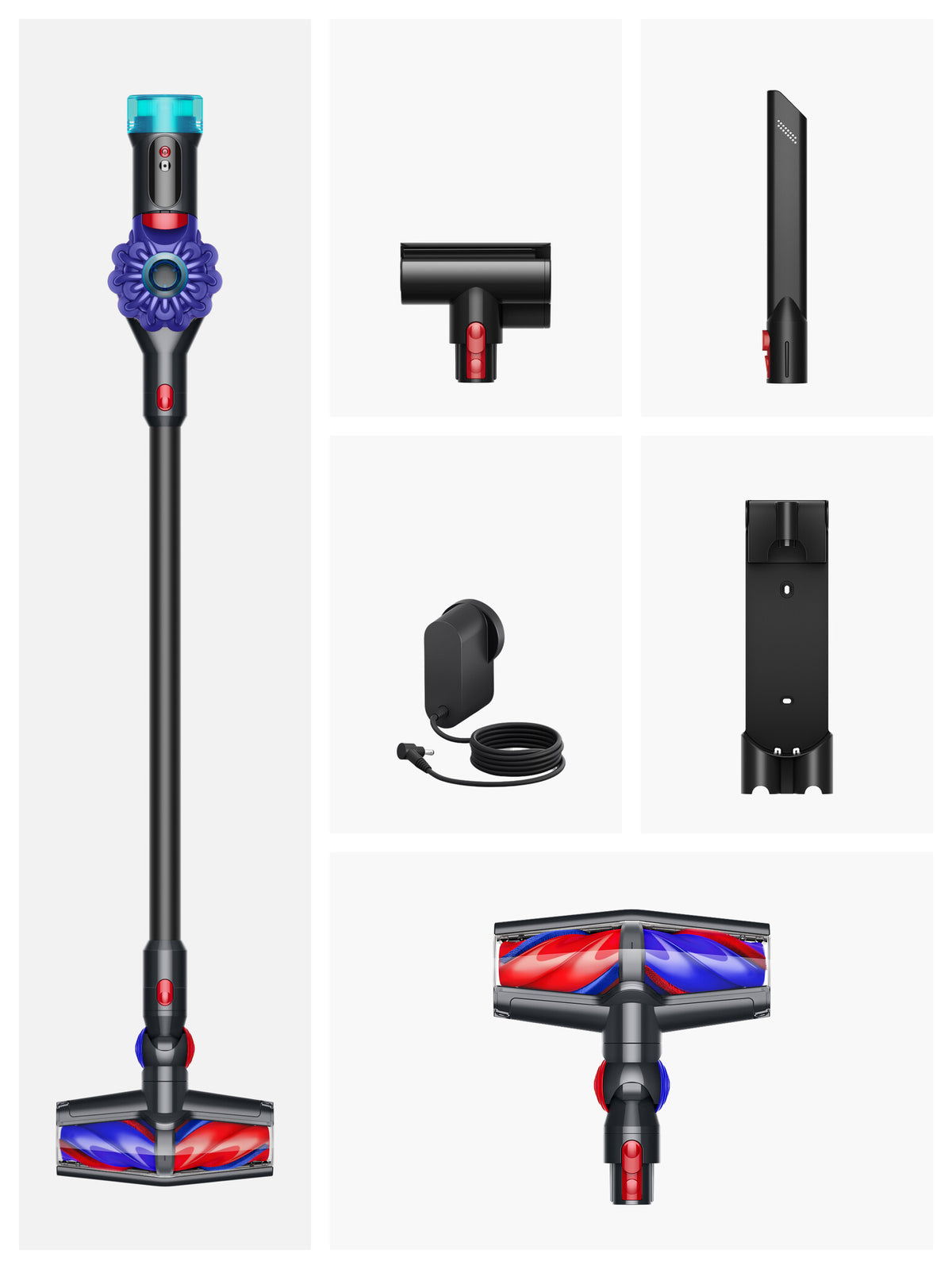 Dyson V10 Konical (SV55) trådløs støvsuger sort / blå EU 419634-01