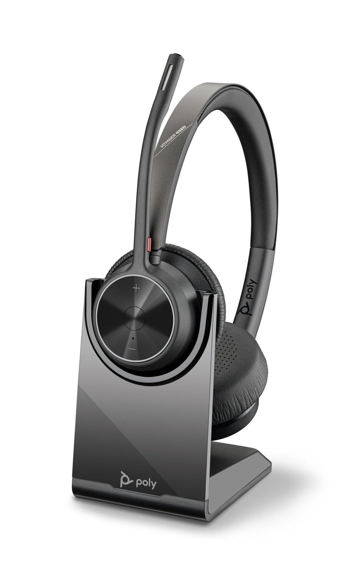 HP Poly Voyager 4320 UC Stereo USB-A-headset +BT700 USB-A-adapter + bordoplader