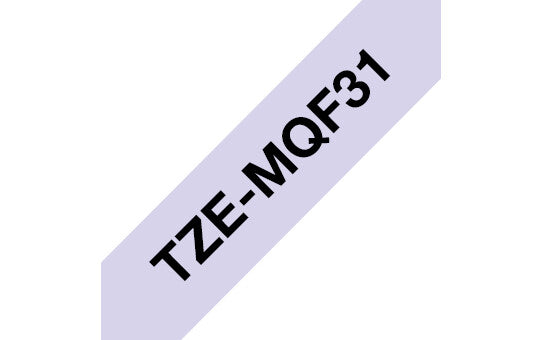 Brother TZE-MQF31 etiketbånd Sort