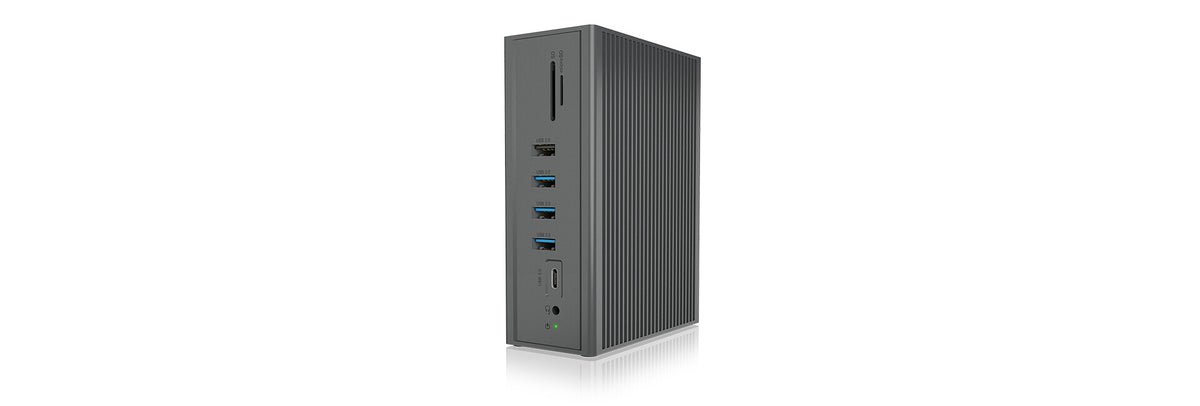 ICY BOX IB-DK2262AC Wired USB 3.2 Gen 1 (3.1 Gen 1) Type-C Anthracite