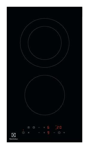 Electrolux Serie 300 LHR3233CK Black Built-in 29 cm Ceramic hob 2 zone(s)