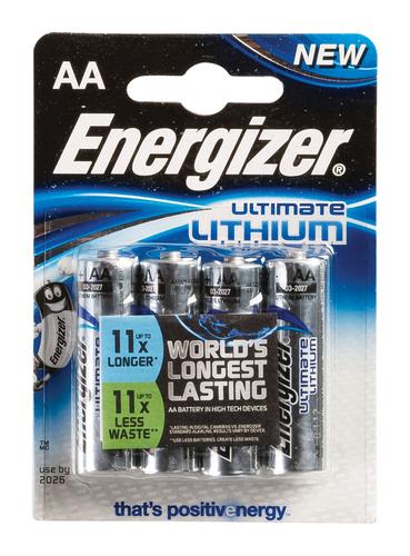 Energizer battery Ultimate Lithium LR6/AA 1.5V 4pcs