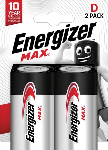 Energizer battery Max Alkaline D CHP2