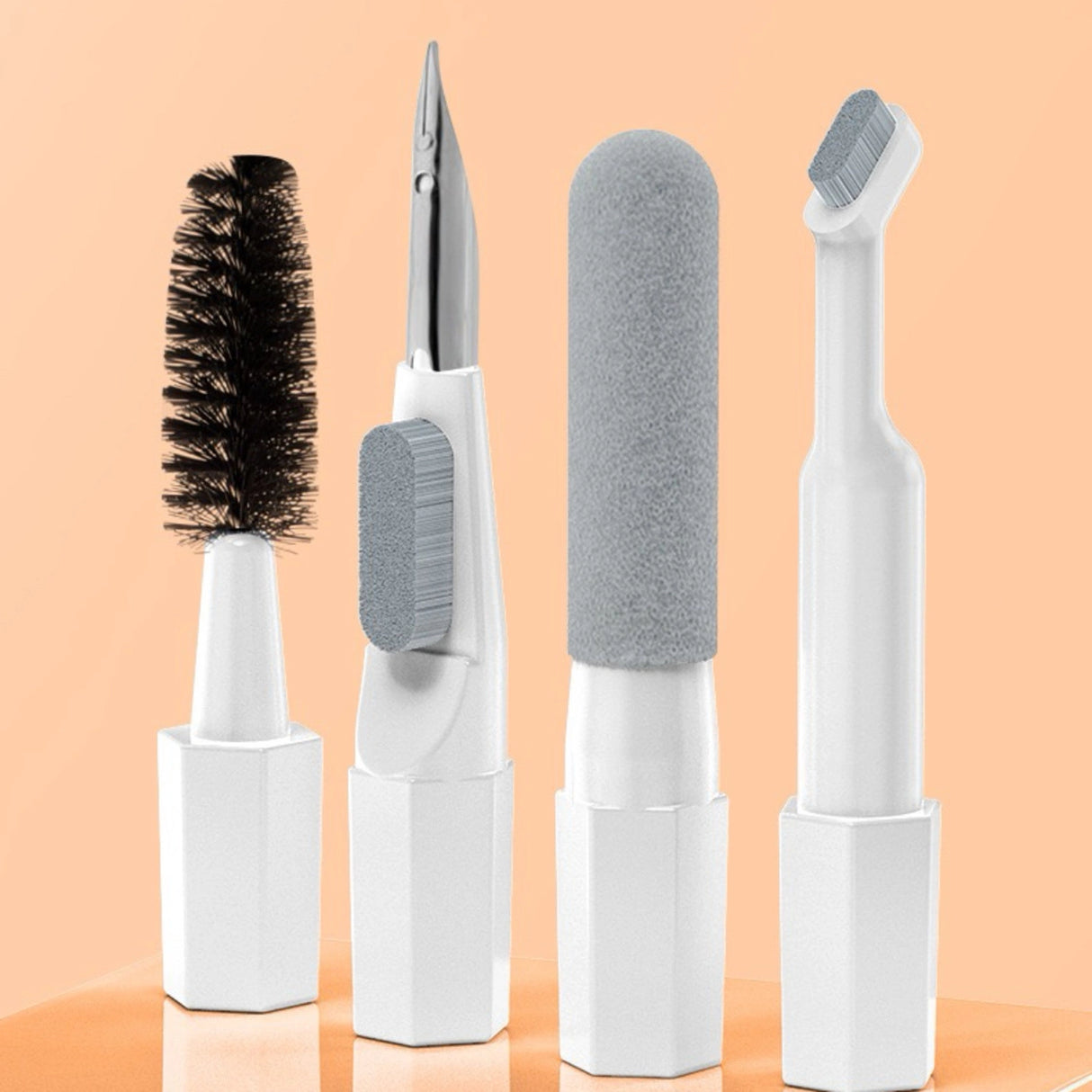 20i1 multifunktionelt rengøringssæt til hovedtelefoner, tastaturer og skærme - hvid