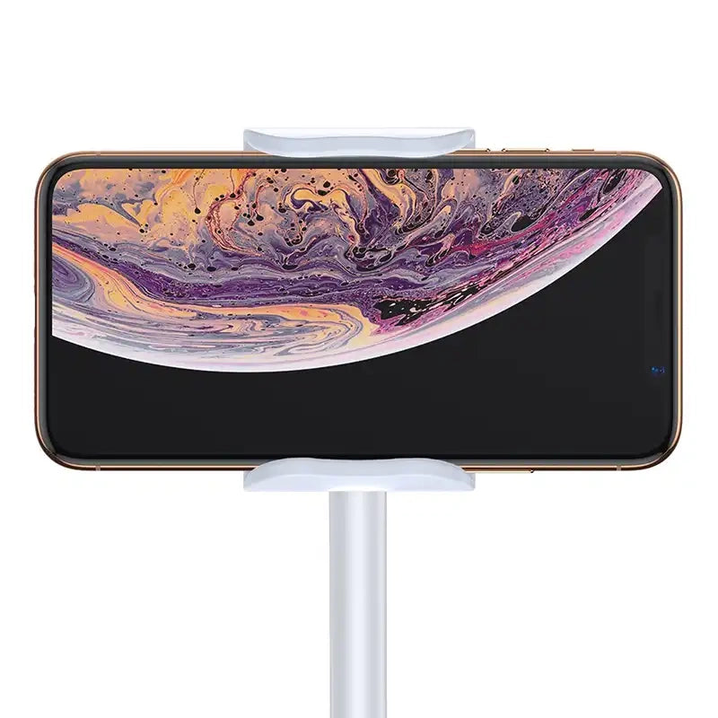 Baseus Holder med klips til smartphone eller tablet (sølv)