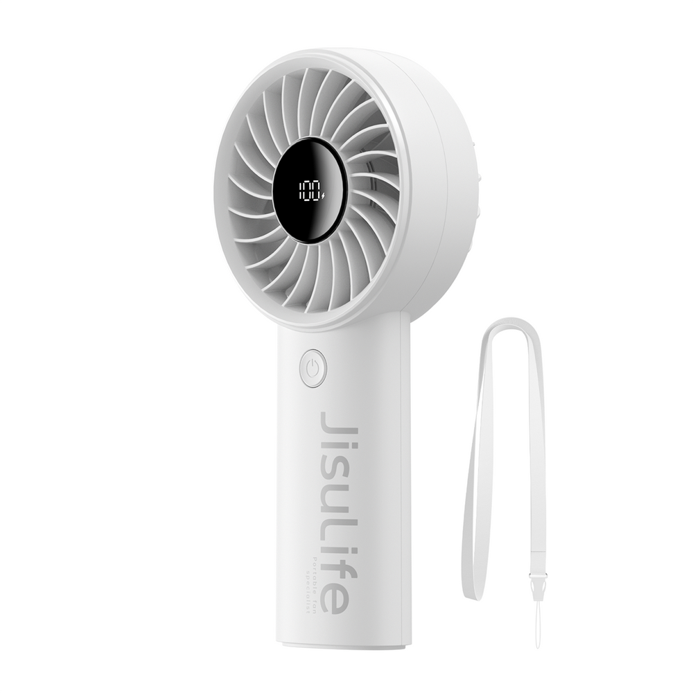 Jisulife Handheld Fan Life4 3600mAh Portable USB Fan håndholdt blæser