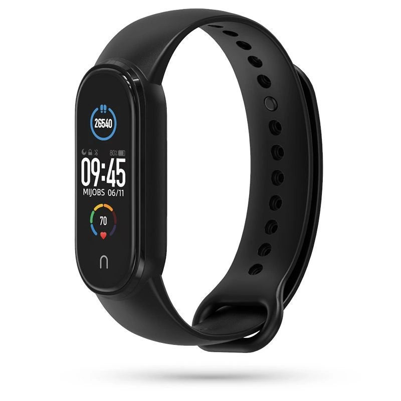 Tech-Protect IconBand Strap til Xiaomi Mi Smart Band 5/6/6 NFC - Sort