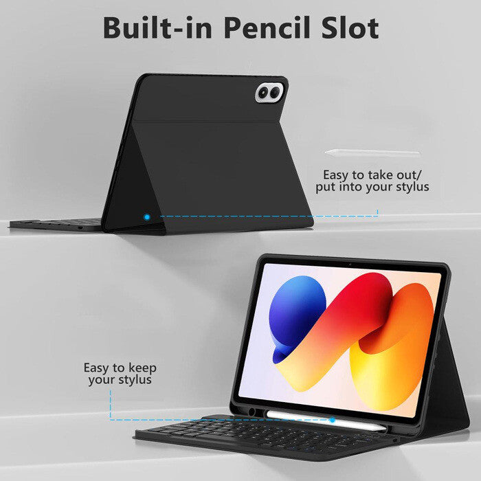 Tech-Protect SC Pen Case til Xiaomi Poco Pad M1 / Redmi Pad 2 Pro 12.1 - sort