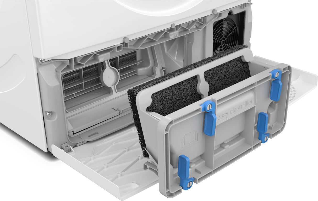 Bosch Serie 6 WQK2420LSN tørretumbler Fritstående Front-læsning 9 kg Hvid
