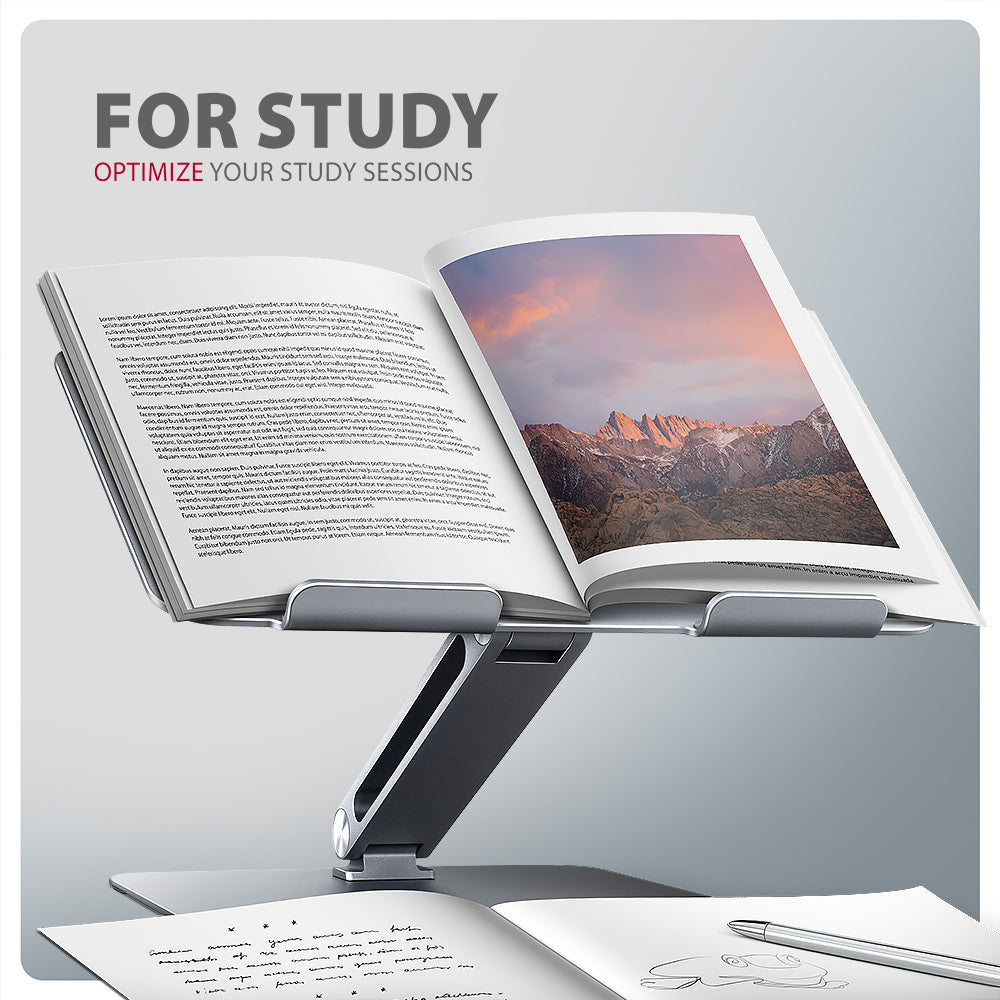 Axagon STND-LQ laptop stativ Stander til laptop og tablet Grå 43,9 cm (17.3")