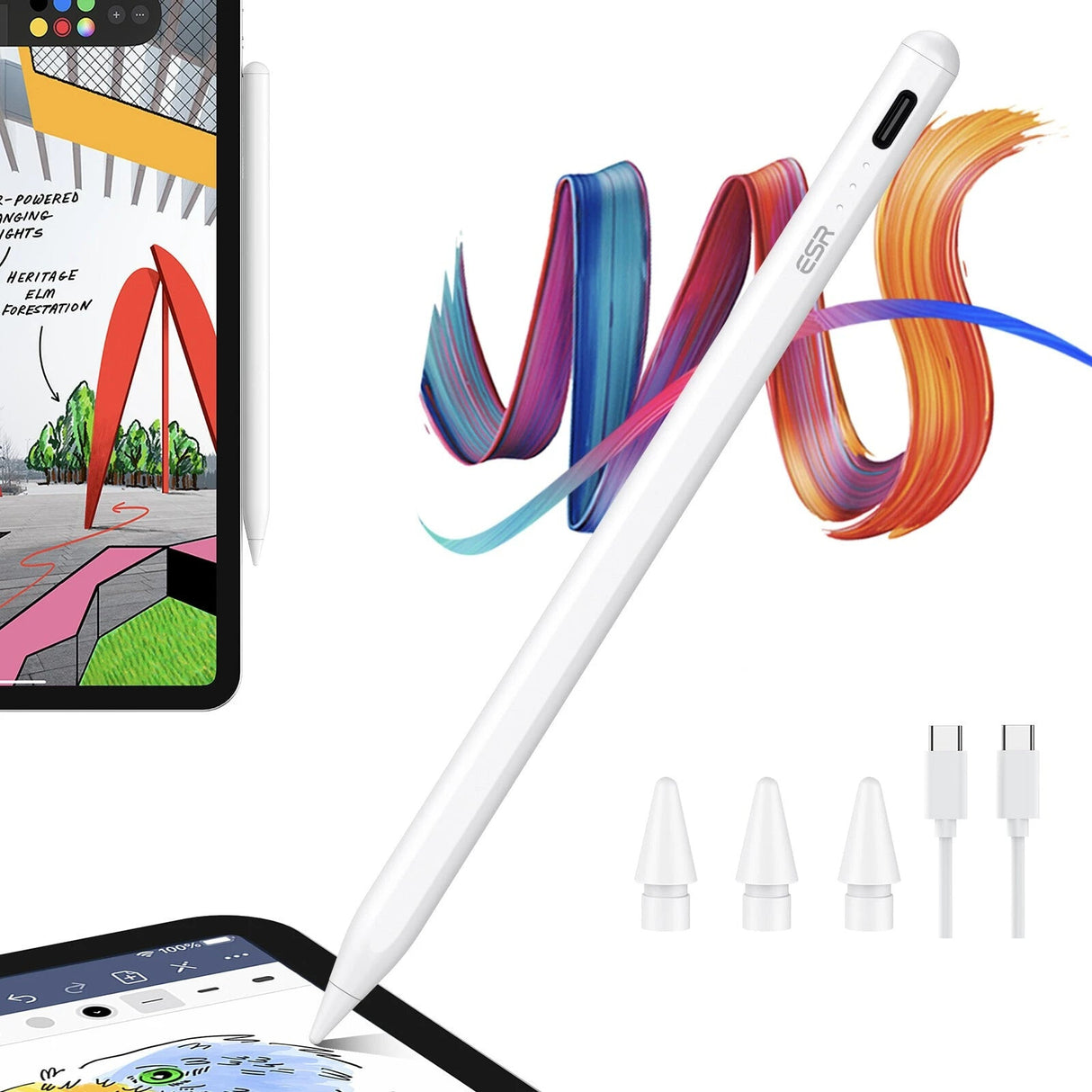 esr 4894240164952 stylus pen Hvid
