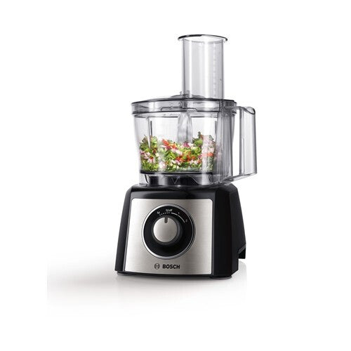 Bosch MCM3401M foodprocessor 800 W 2,3 L Sort, Rustfrit stål
