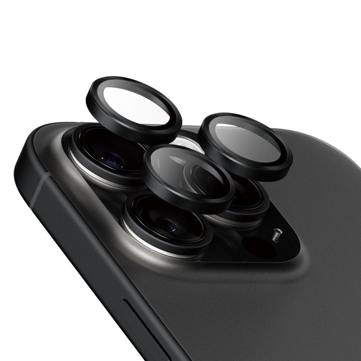PanzerGlass ® Hoops® Ceramic Kameralinsebeskytter iPhone 16 Pro | 16 Pro Max