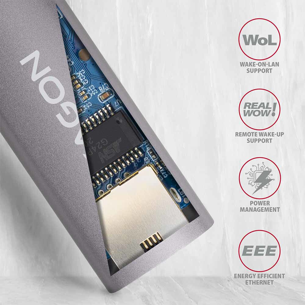 Axagon ADE-TR netværkskort Ethernet 1000 Mbit/s