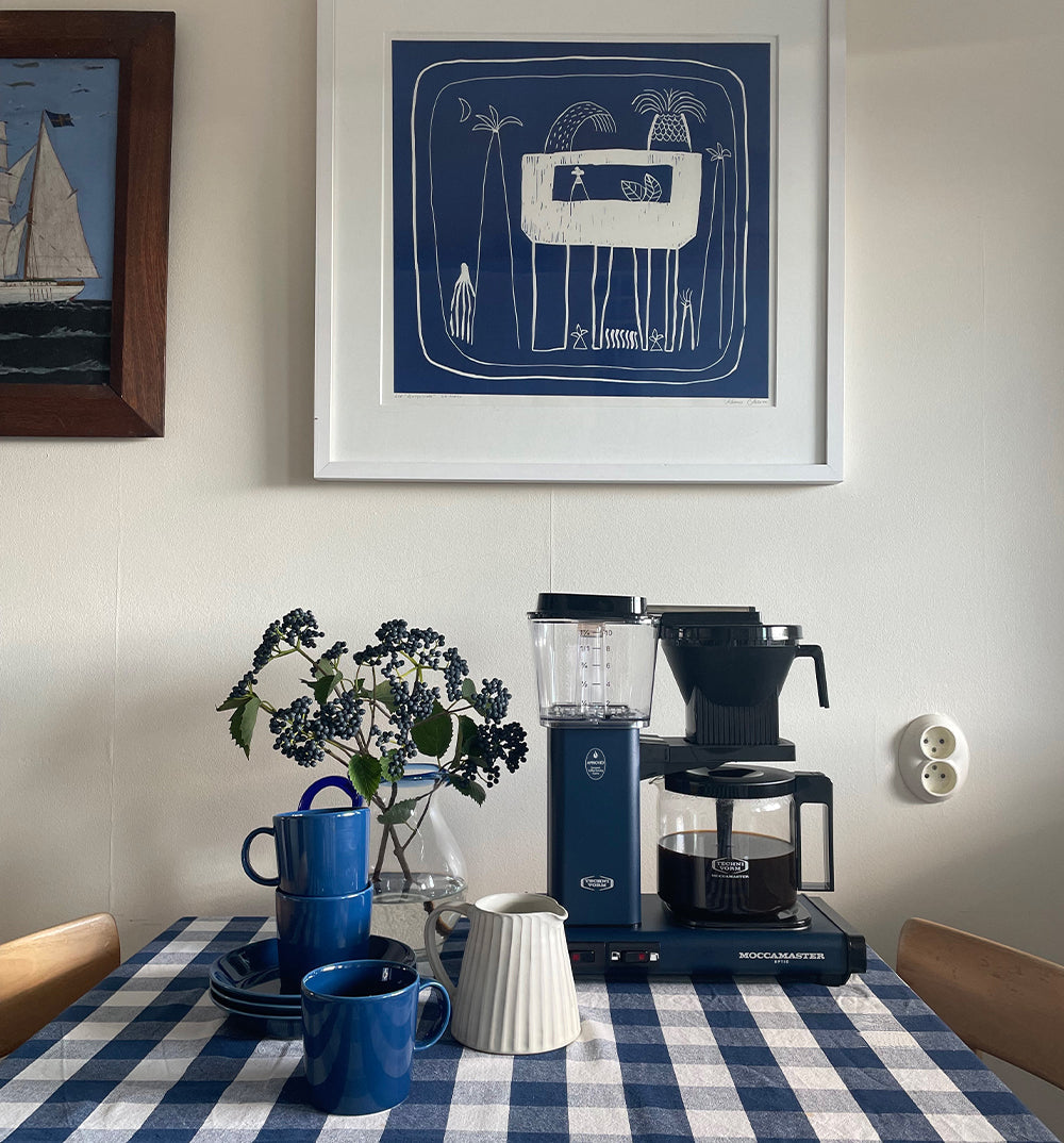 Moccamaster Optio kaffemaskine midnight blue