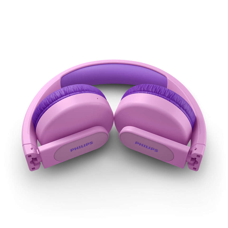 Philips Kids TAK4206PK Trådløs Kabling Hovedtelefoner Pink