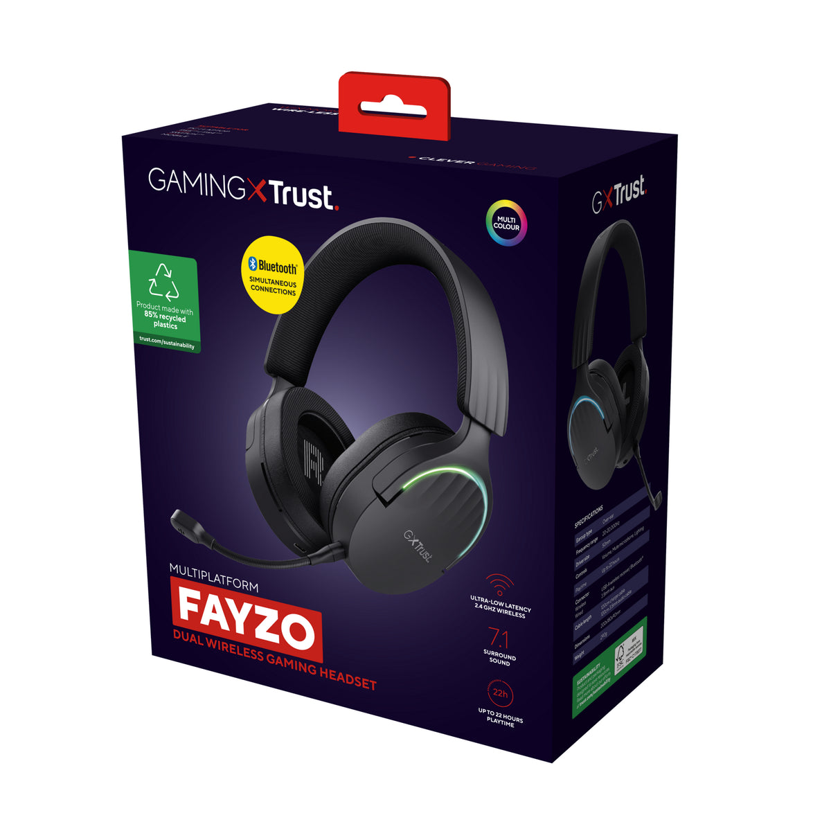 Trust GXT491 Fayzo wireless 302398 headset sort