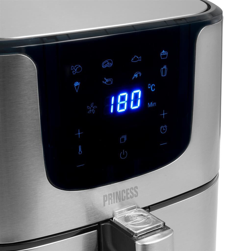 Princess 182060 Enkelt 5,5 L Enkeltstående 1700 W Varmluftsteger Sølv