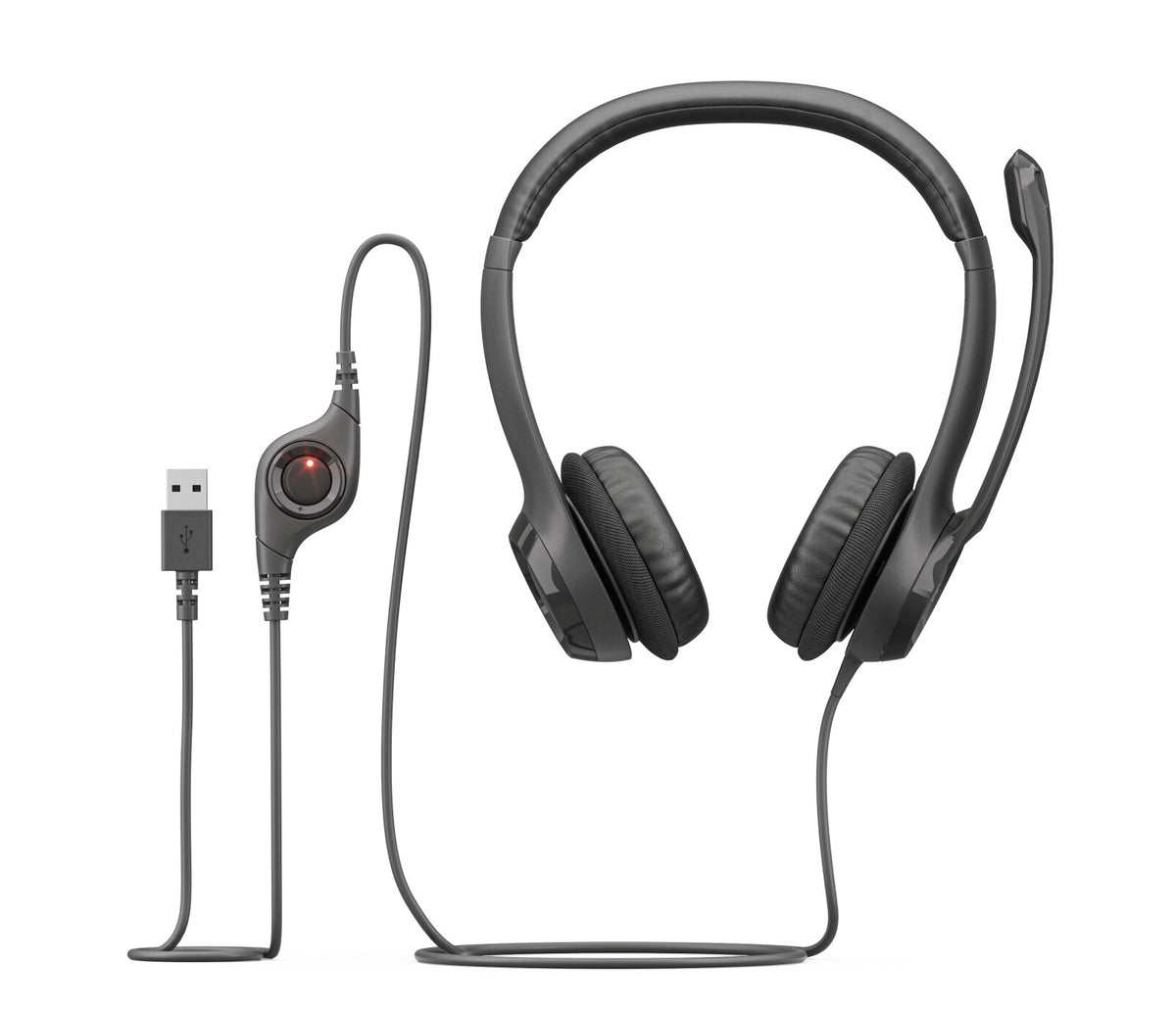 Logitech USB Headset H390 Kablet Høretelefoner