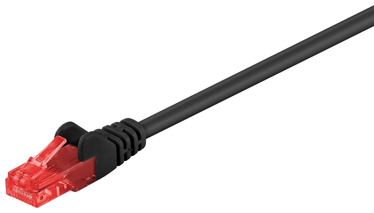 Goobay CAT 6 U/UTP CCA 0,5m Black