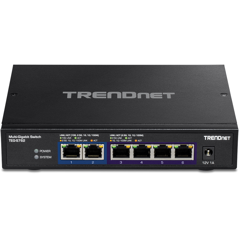 TRENDnet TEG-S762 Switch 6-porte 2x 10 Gigabit 4x 2.5 Gigabit