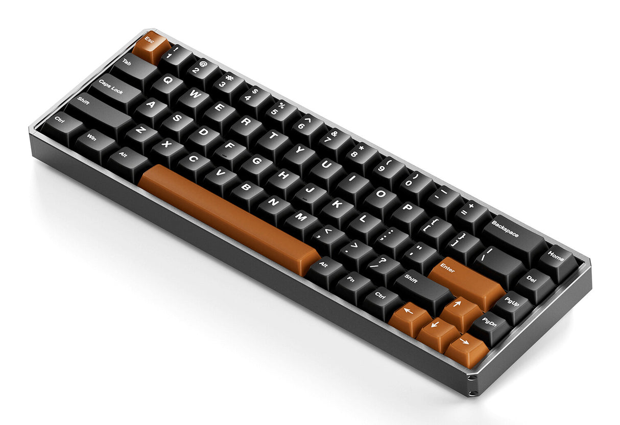 Akko MOD68 HE tastatur Spil USB + RF Wireless + Bluetooth QWERTY US engelsk Grå