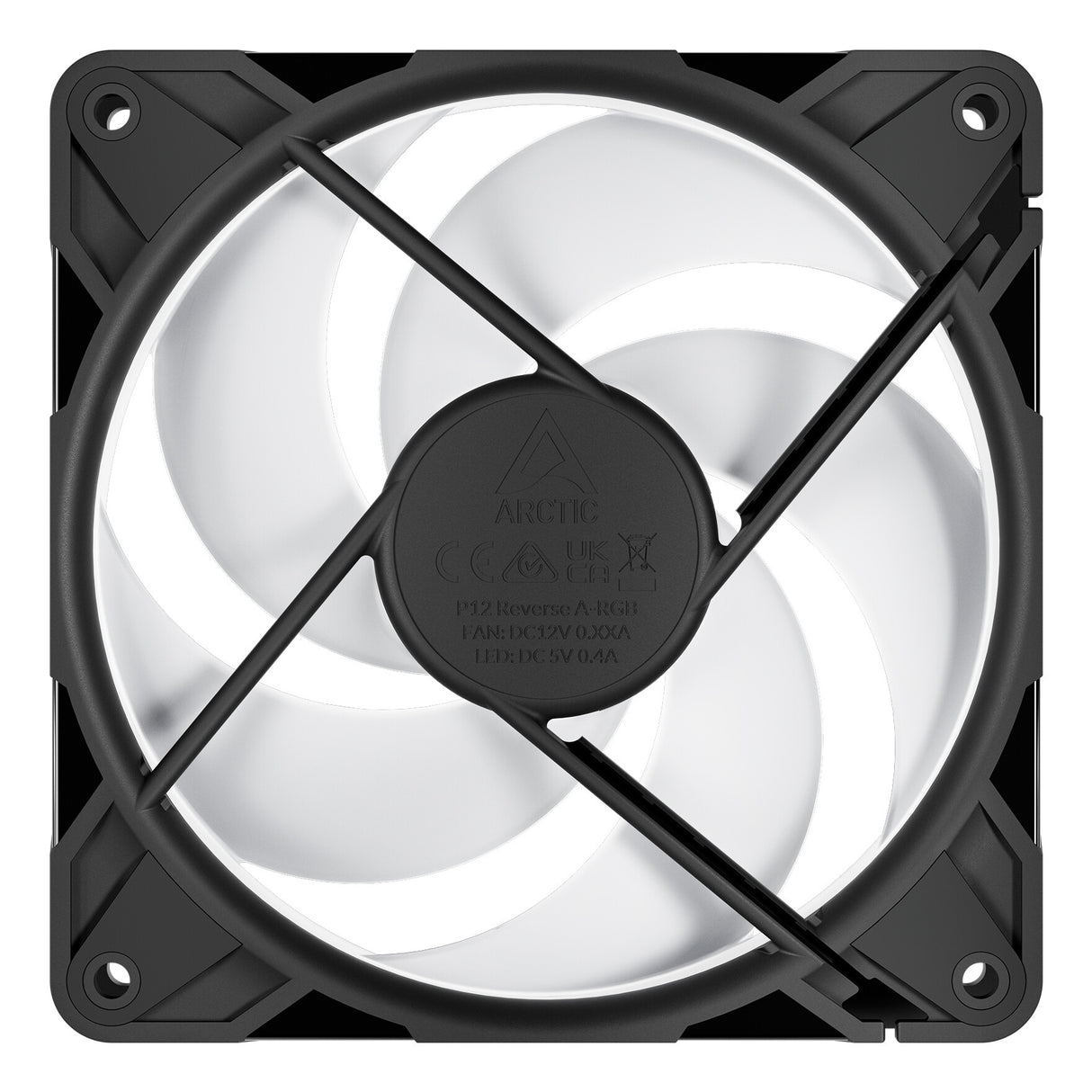 ARCTIC Freezer P12 Pro Reverse A-RGB Computerkabinet Ventilator 12 cm Sort 1 stk