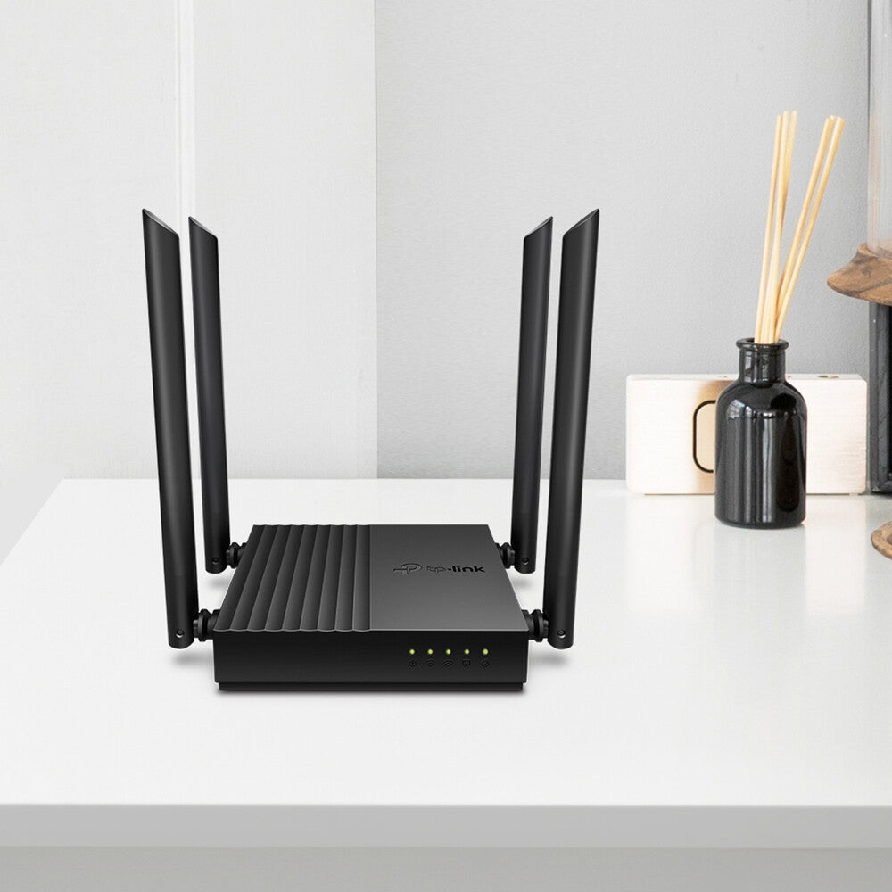 TP-Link ARCHER A64 trådløs router Gigabit Ethernet Dual-band (2,4 GHz / 5 GHz) Sort