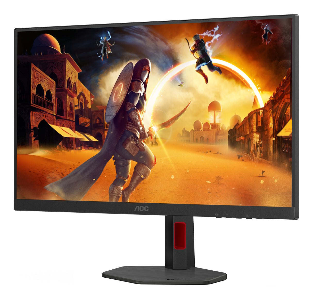 AOC G4 U27G4R computerskærm 68,6 cm (27") 3840 x 2160 pixel 4K Ultra HD LED Sort, Rød