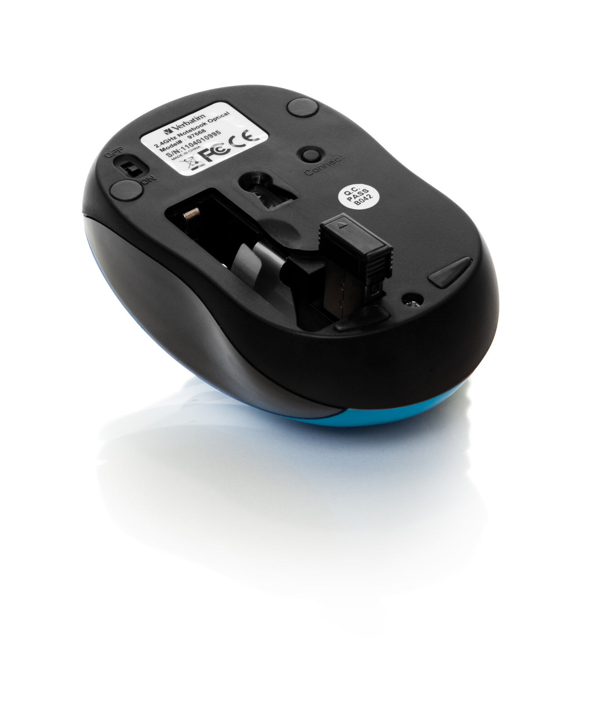 Verbatim Go Nano mus Ambidextrous RF trådløst 1600 dpi