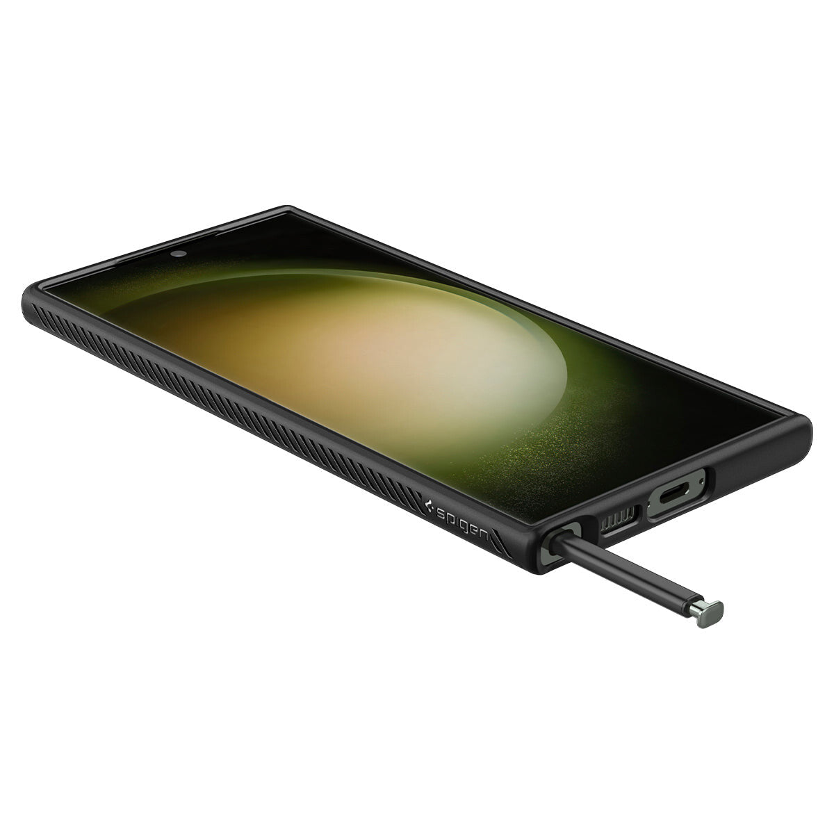 Spigen Liquid Air Case til Samsung Galaxy S23 Ultra - Matte Black