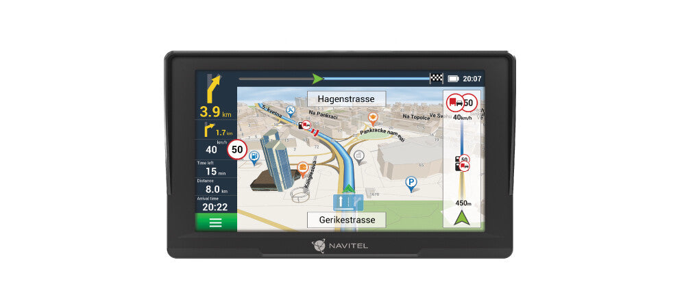 Navitel E777 Truck navigator Fastgjort 17,8 cm (7") Berøringsskærm Sort
