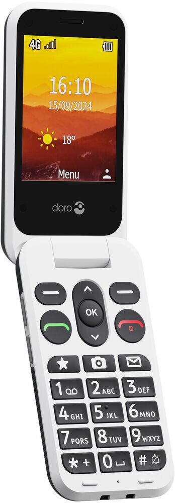 DORO Leva L30 2.8 128MB Sort/hvid Sort Hvid